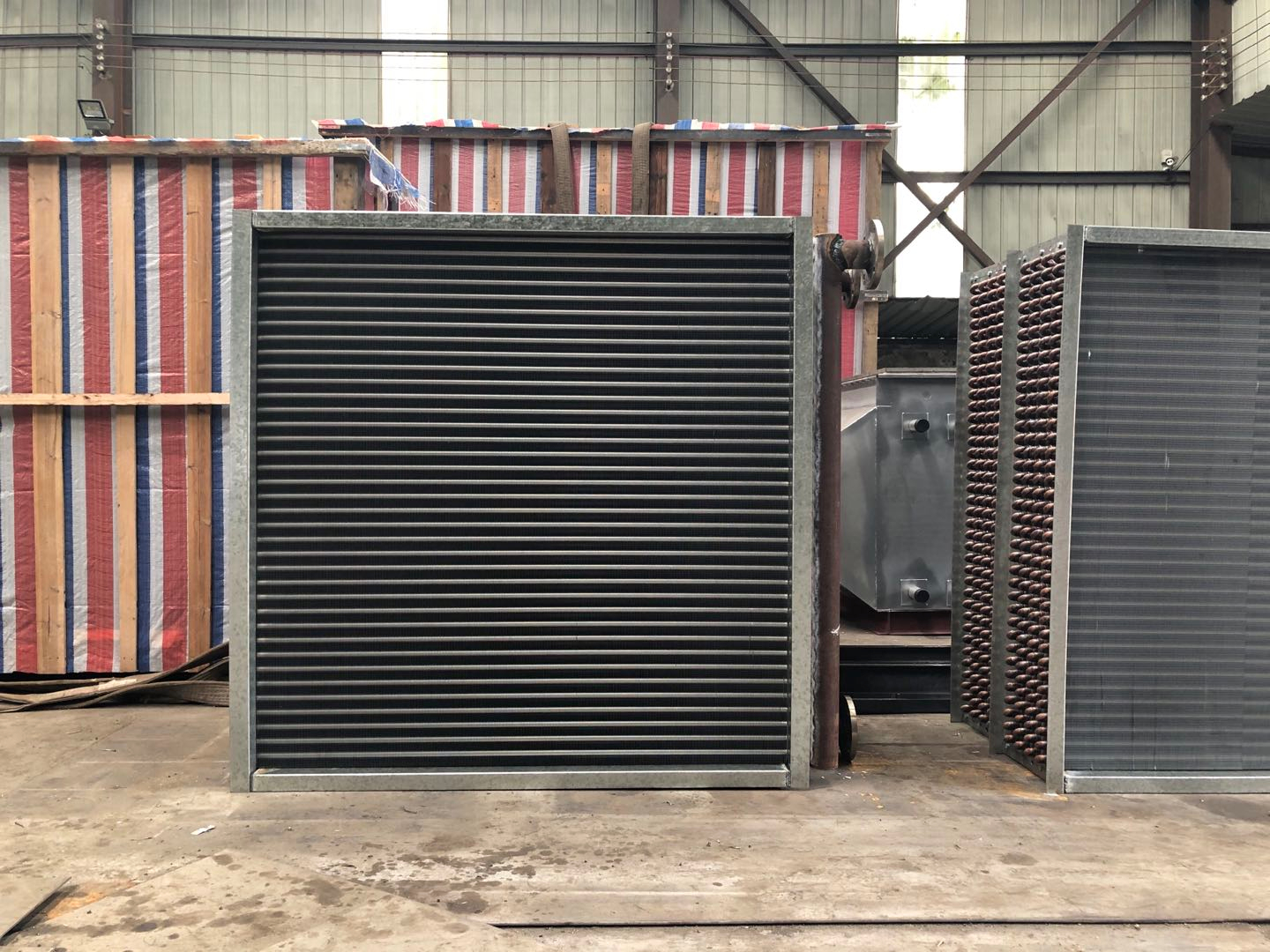 铜管串铝翅片表冷器